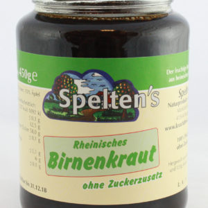 Rheinisches Birnenkraut ohne Zucker