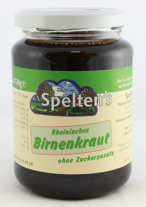 Rheinisches Birnenkraut ohne Zucker