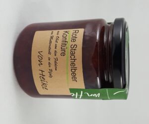 Rote Stachelbeerekonfitüre