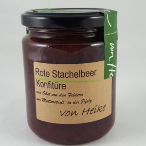 Rote Stachelbeerekonfitüre
